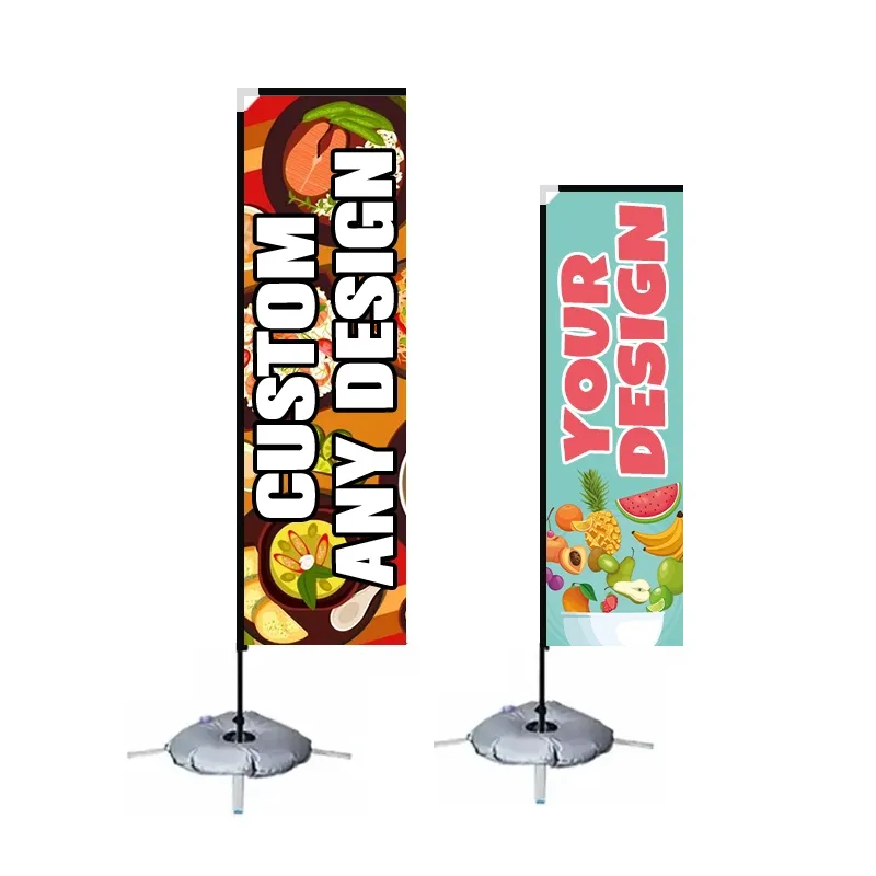 Прямоугольный пляжный флаг