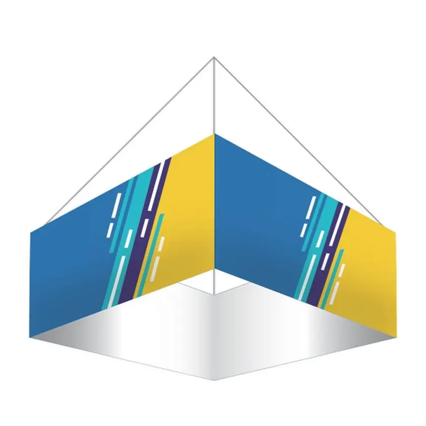 Квадратный потолочный подвесной баннер